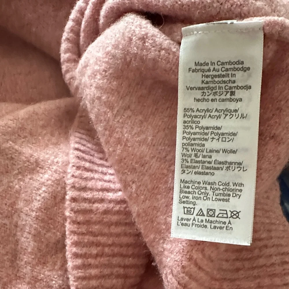 J. Crew Dusty Pink Crew Neck Sweater